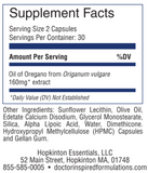 Liposomal Oregano Capsules
